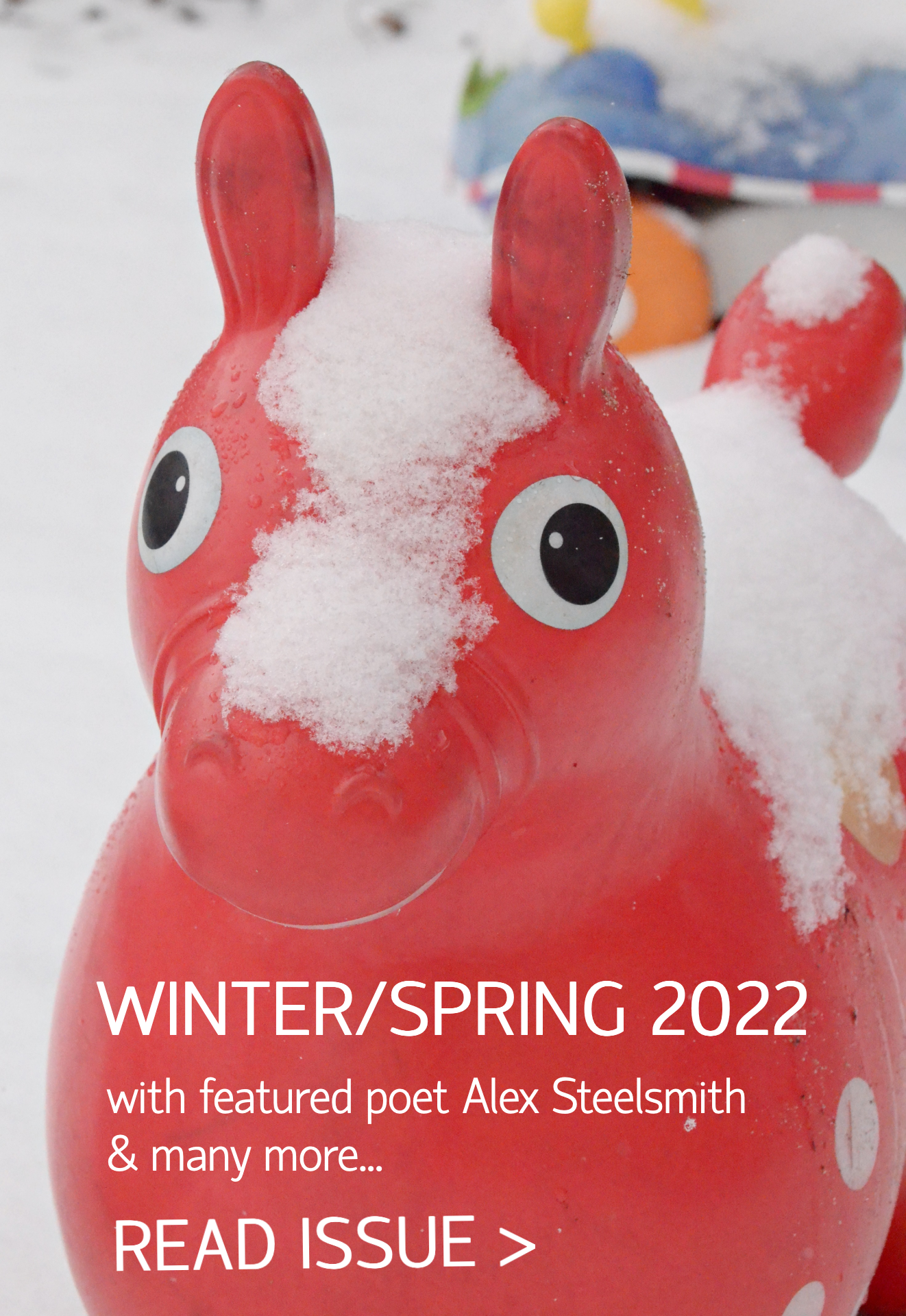 Winter/Spring 2022 with featured poet Alex Steelsmith